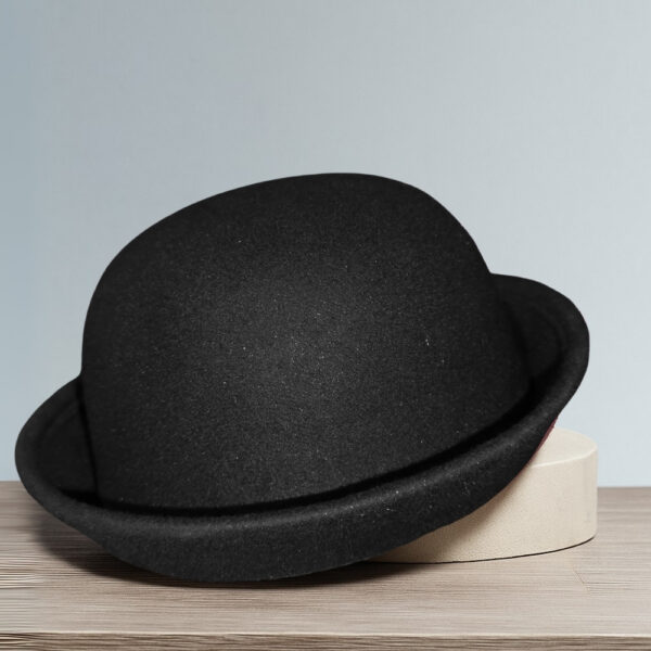 Wool Felt Bowl Hat (No Chain)