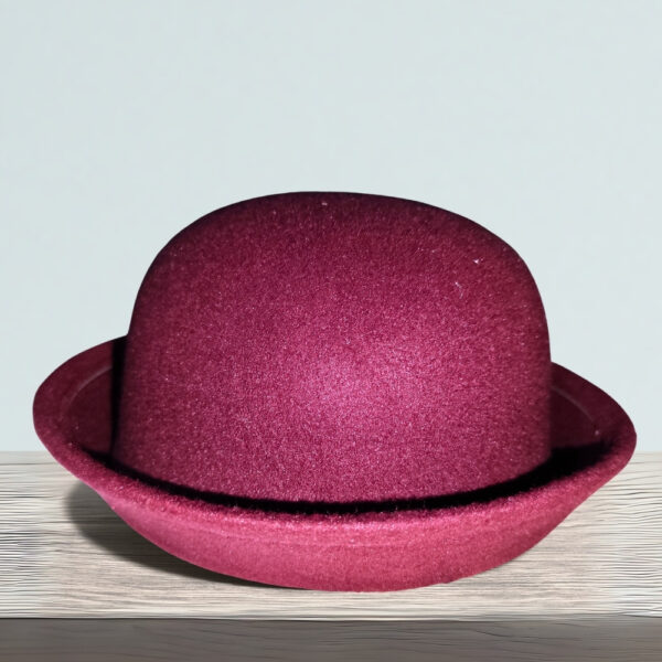 Wool Felt Bowl Hat (No Chain) - Image 5