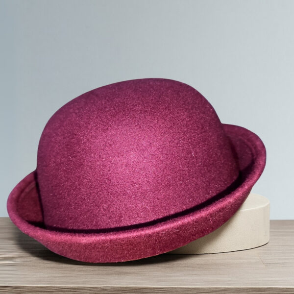 Wool Felt Bowl Hat (No Chain) - Image 4