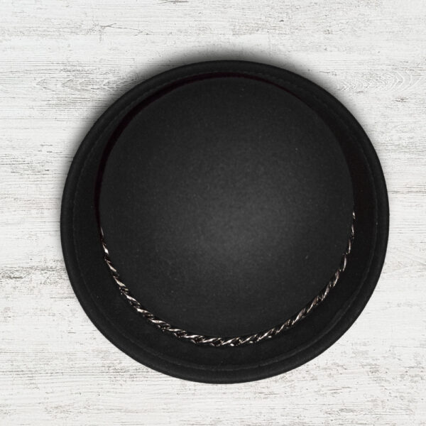 Wool Felt Bowl Hat (With Chain) - Image 3