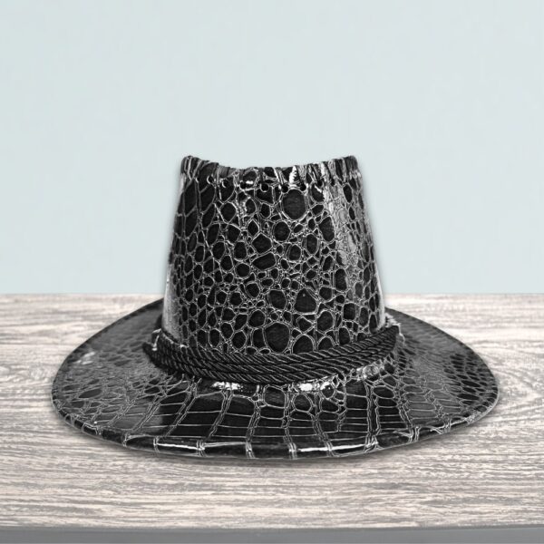 Crocodile Leather Cowboy Hat - Image 5