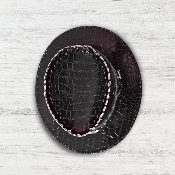 Crocodile Leather Cowboy Hat - Image 6