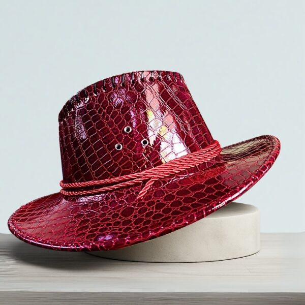 Crocodile Leather Cowboy Hat