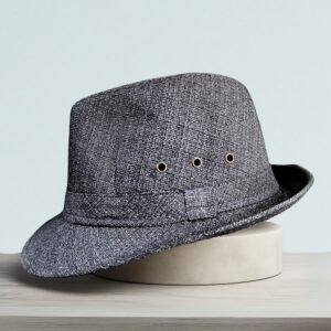 Jazz Denim Fedora Hat