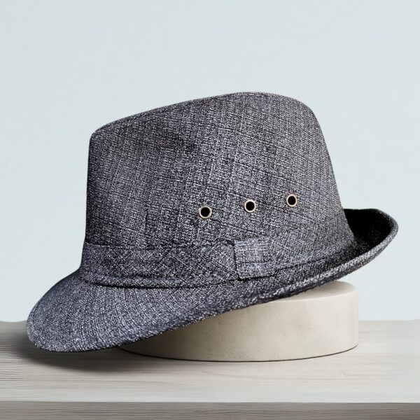 Jazz Denim Fedora Hat