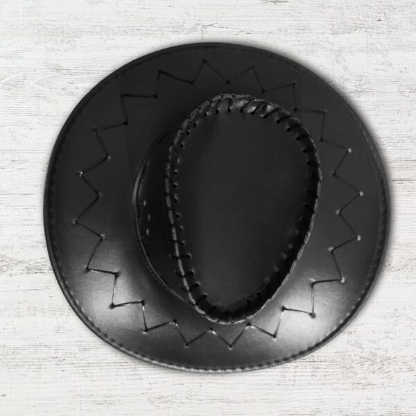 Leather Cowboy Hat - Image 3