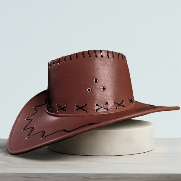 Leather Cowboy Hat - Image 7