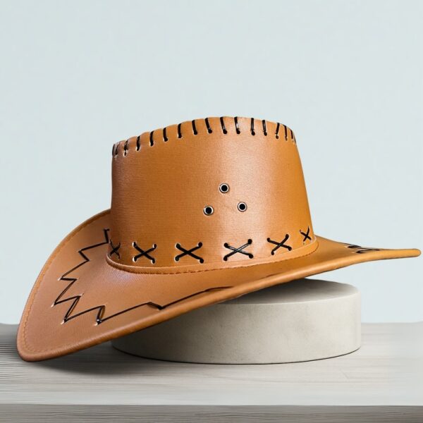 Leather Cowboy Hat - Image 4