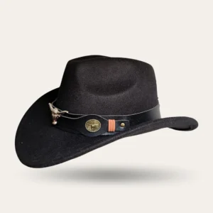 Felt Wool Cowboy Hat - With Belt (4 Colors)