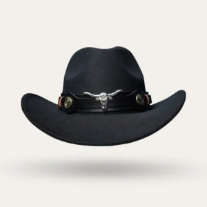 Felt Wool Cowboy Hat - With Belt (4 Colors)