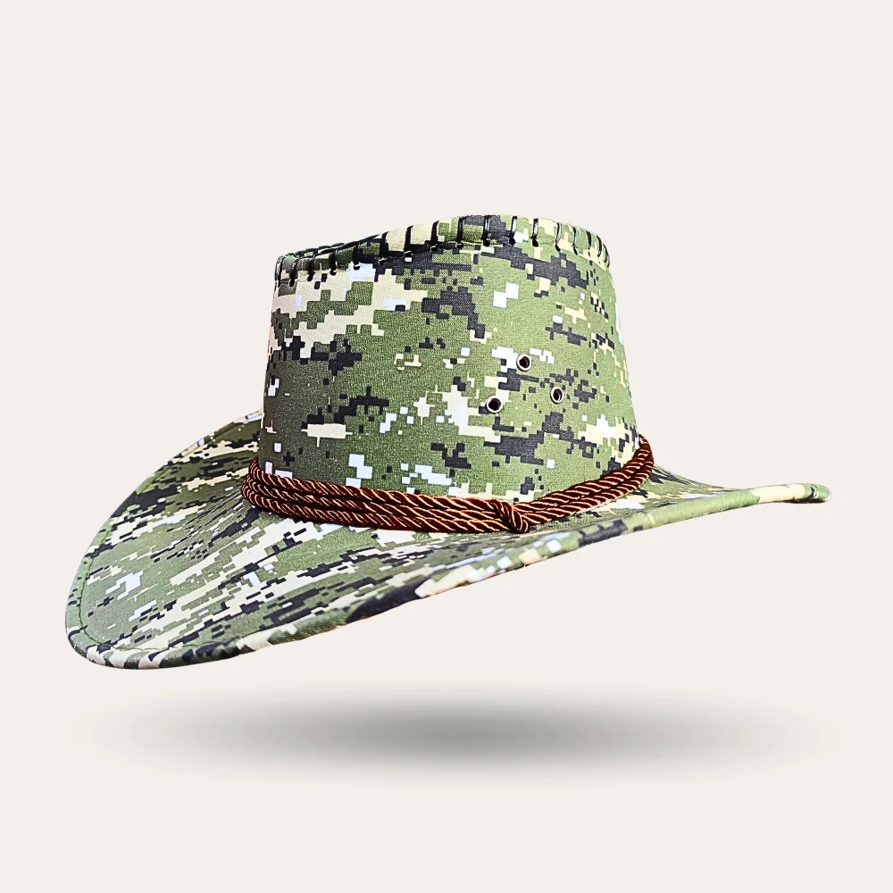 Safari Cowboy Hat - Green