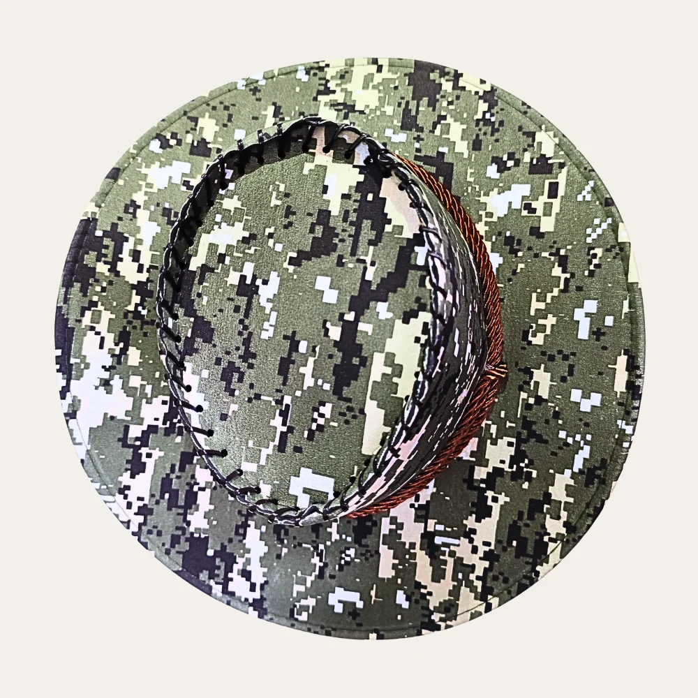 Safari Cowboy Hat - Green - Image 2