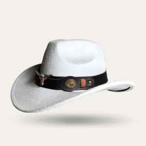 Felt Wool Cowboy Hat - With Belt (4 Colors)