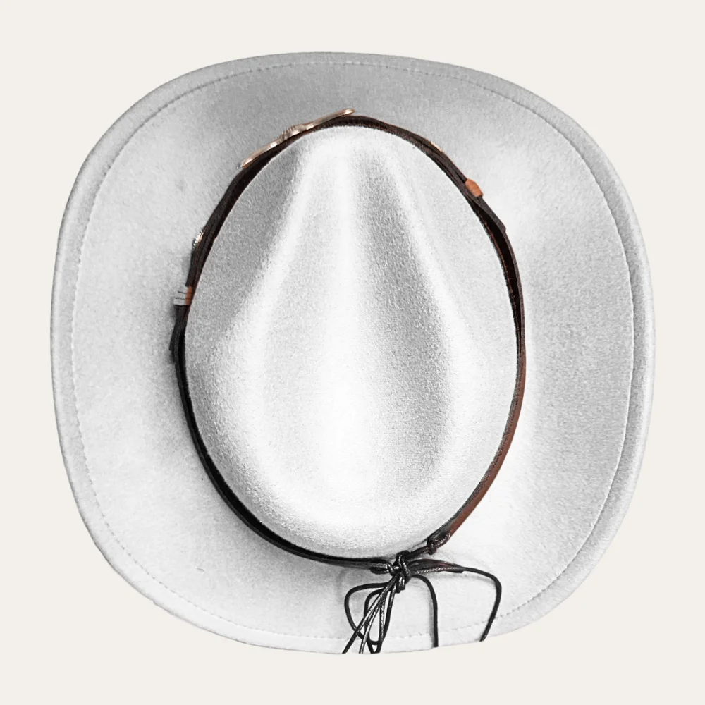 Felt Wool Cowboy Hat - With Belt (4 Colors) - Image 2